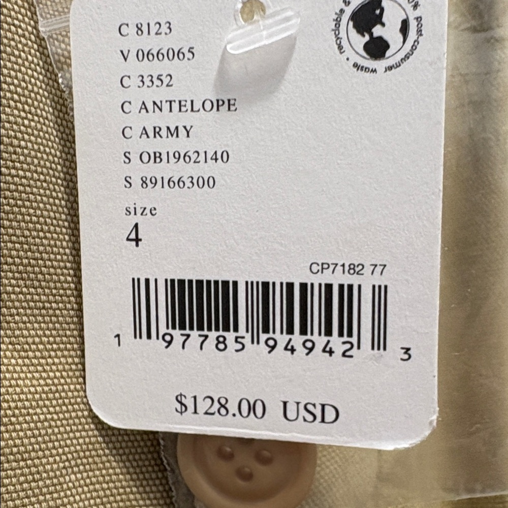 Free People Tan pants size 4 NWT - Picture 6 of 6